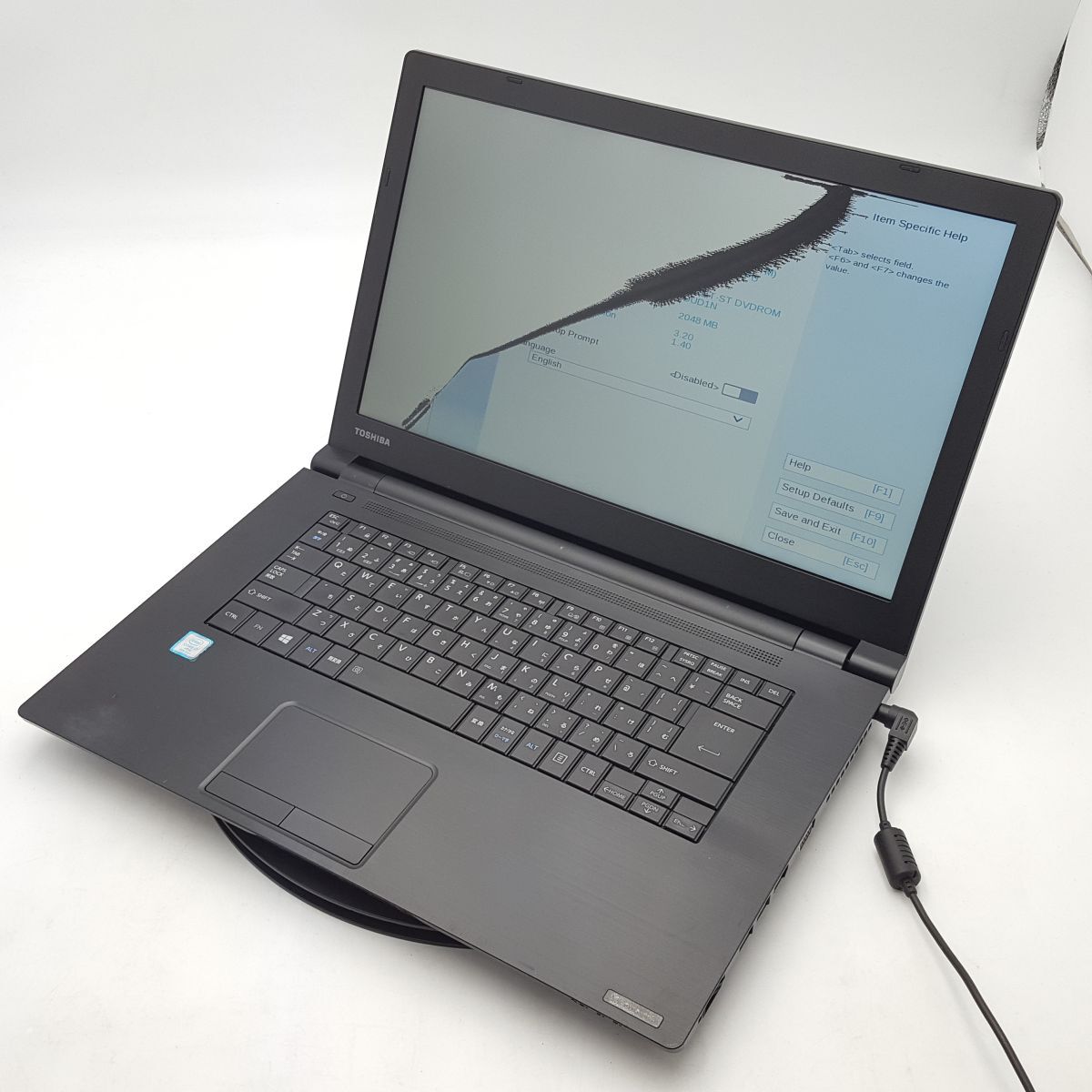 ノートPC ☆東芝dynabook Windows10 Pro【15.6型／完動品】※訳有り