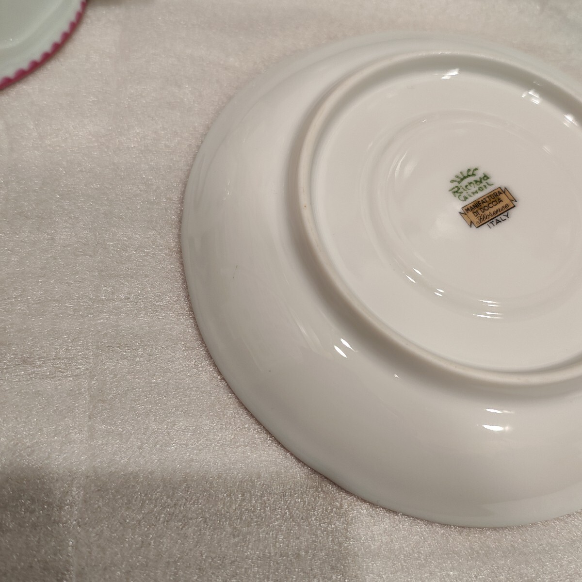 【1円出品】RichardGinori　カップ&ソーサー　薔薇　現状品 リチャードジノリ ティーカップ ソーサー Richard Ginori 花柄 コーヒーカップ_8