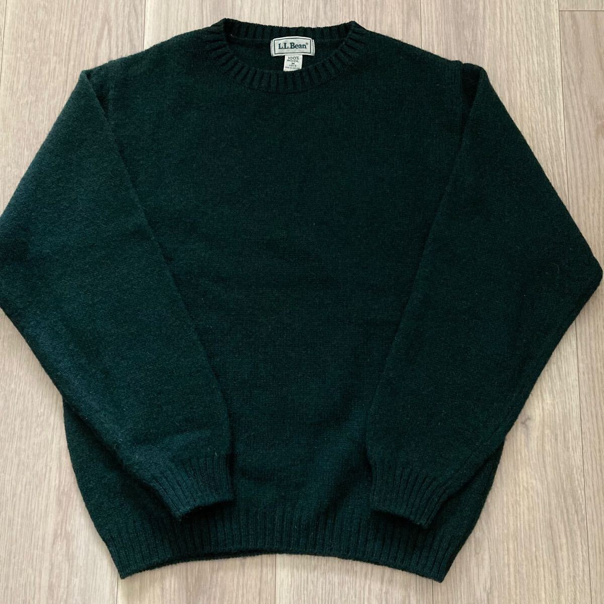 送料無料 ★ L.L.Bean エルエルビーン 100% WOOL セーター スコットランド製 ヴィンテージ_1