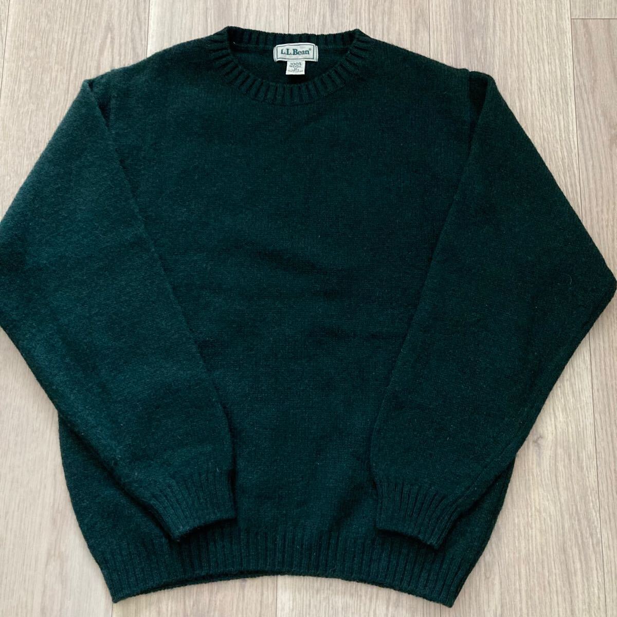 送料無料 ★ L.L.Bean エルエルビーン 100% WOOL セーター スコットランド製 ヴィンテージ_3