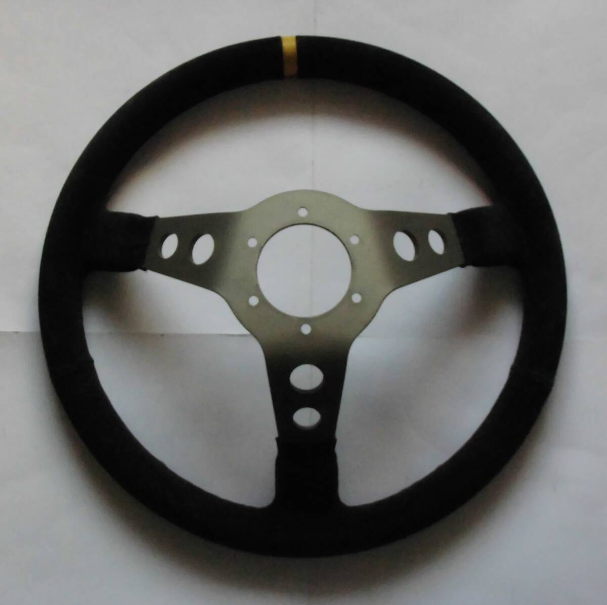 ＜中古・良品(箱付き)＞ステアリング [NARDI ディープコーン] (サイズ:外形Φ350ｍｍ×深さ90ｍｍ) SPORT/RALLY N755 … バックスキン ナルディ ディープコーン NARDI クラシック ラリー レザー