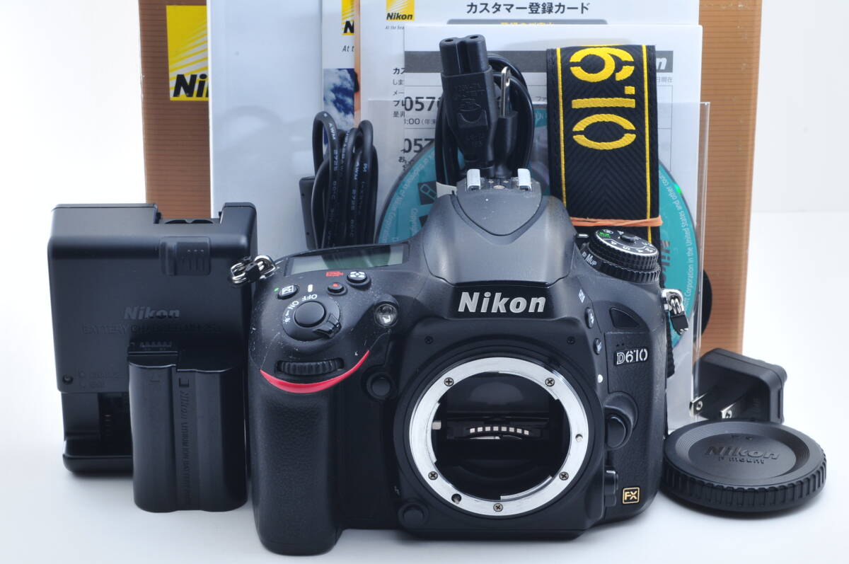 ニコン Nikon D610 ≪元箱、取説付≫ D945/24793D19 【公式通販】
