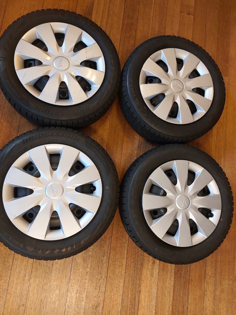 ブリジストンブリザックVRX2 155/65R14 ダイハツ純正スチールホイール 