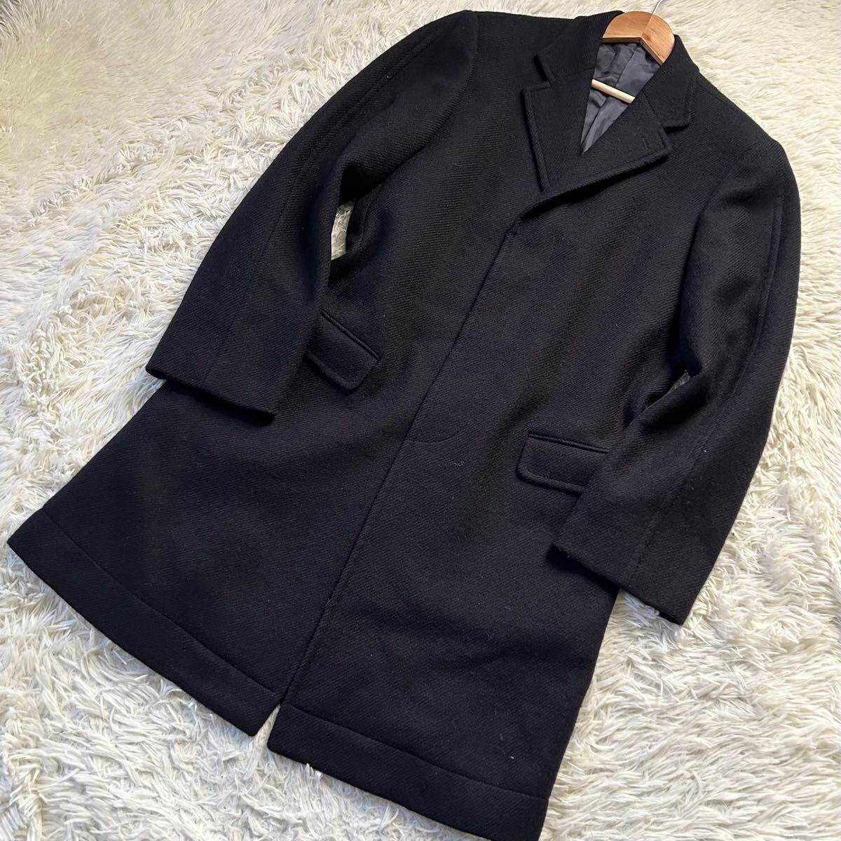 ○美品○PRADA プラダ ロングコート ステンカラーコート アウター 最
