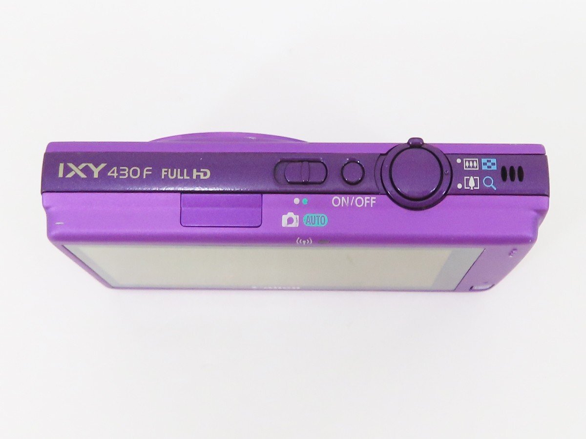 ◇【CANON キヤノン】IXY 430F コンパクトデジタルカメラ パープル