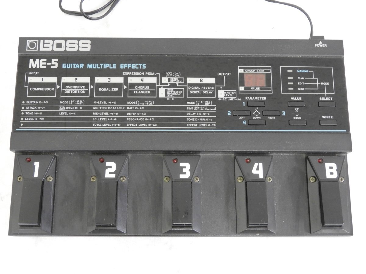 ☆ BOSS ボス ME-5 ベース用 マルチエフェクター ☆中古☆ 【公式通販】