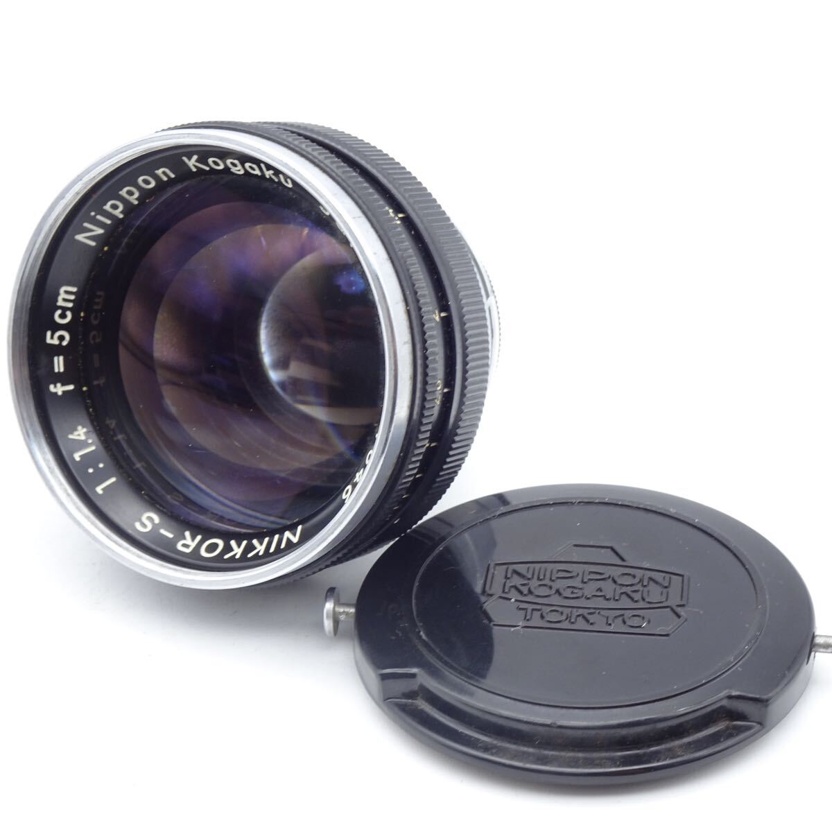希少】 NIKKOR-S 1:1.4 f=5cm nippon kogaku 単焦点レンズ ニコン S