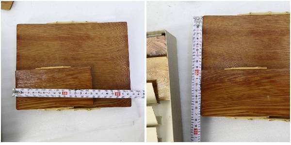 未使用品！世界遺産 屋久杉 焼印入り 重久工芸 菓子皿(盛皿1枚/小皿5枚