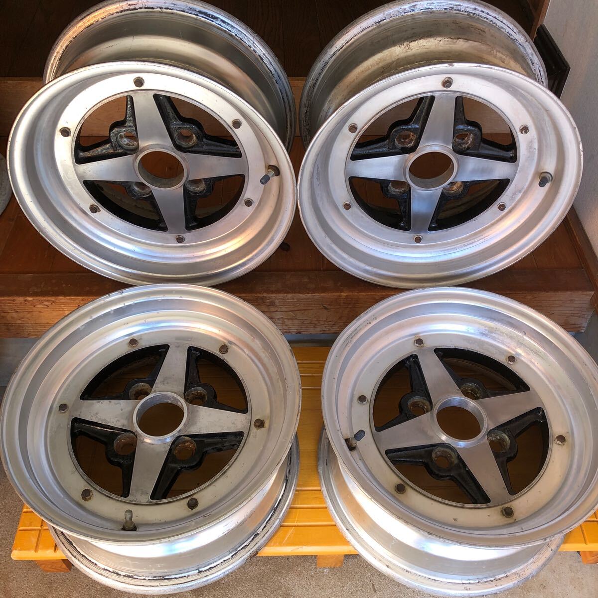WORK EQUIP エクイップ 14インチ 114.3 6.5J 当時物 希少 4穴 ssr 