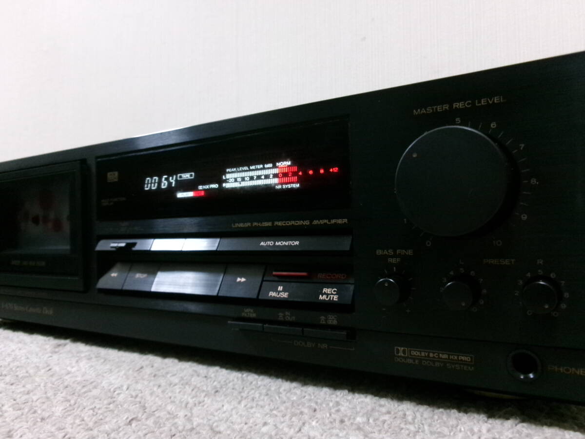 東芝SUGAR RT-SW9中古美品 人気の黒！Wでリバース機、高音質 整備済
