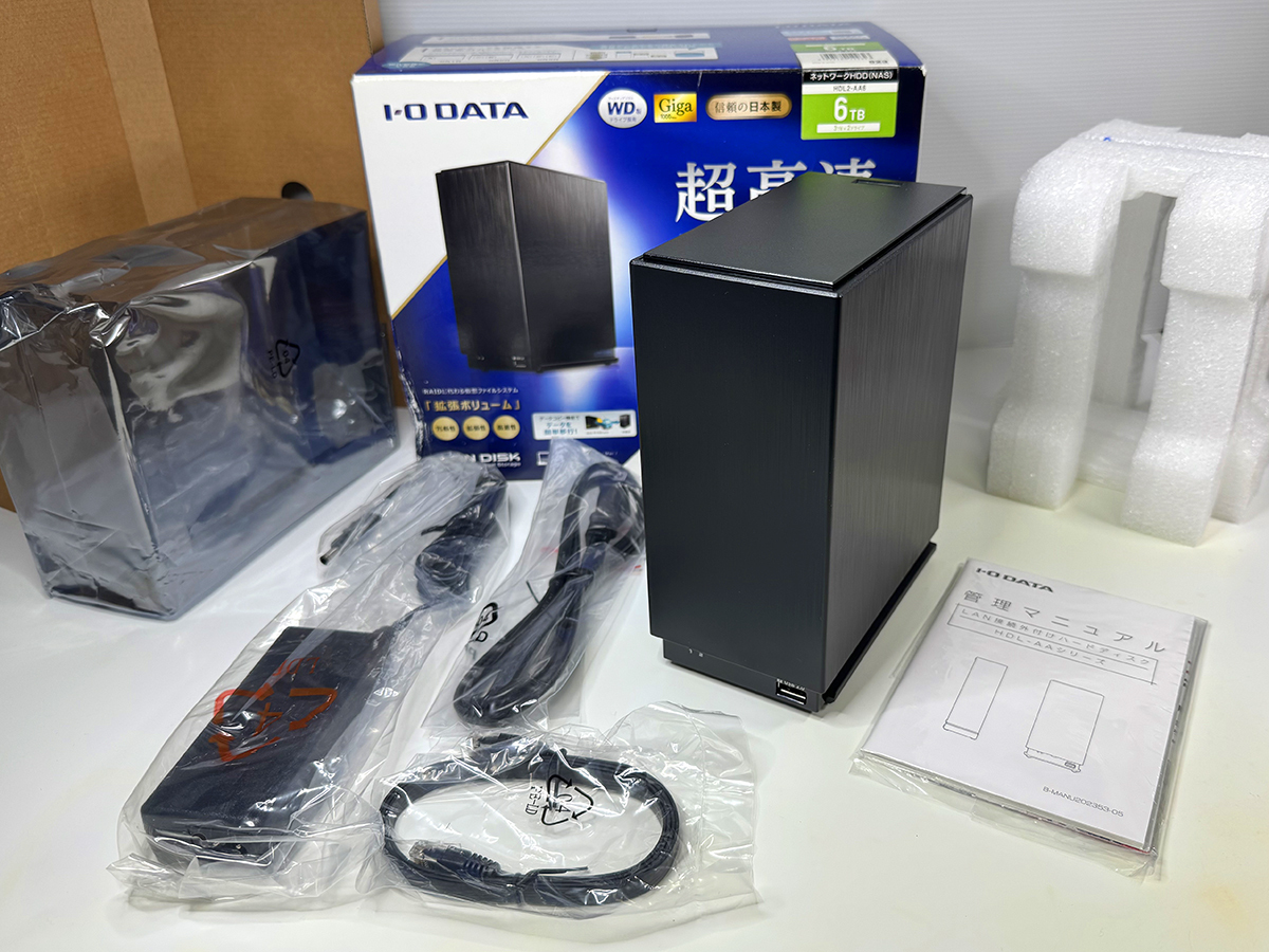 PC周辺機器 【HDDなし】I-O DATA HDL2-AA6/E NAS本体