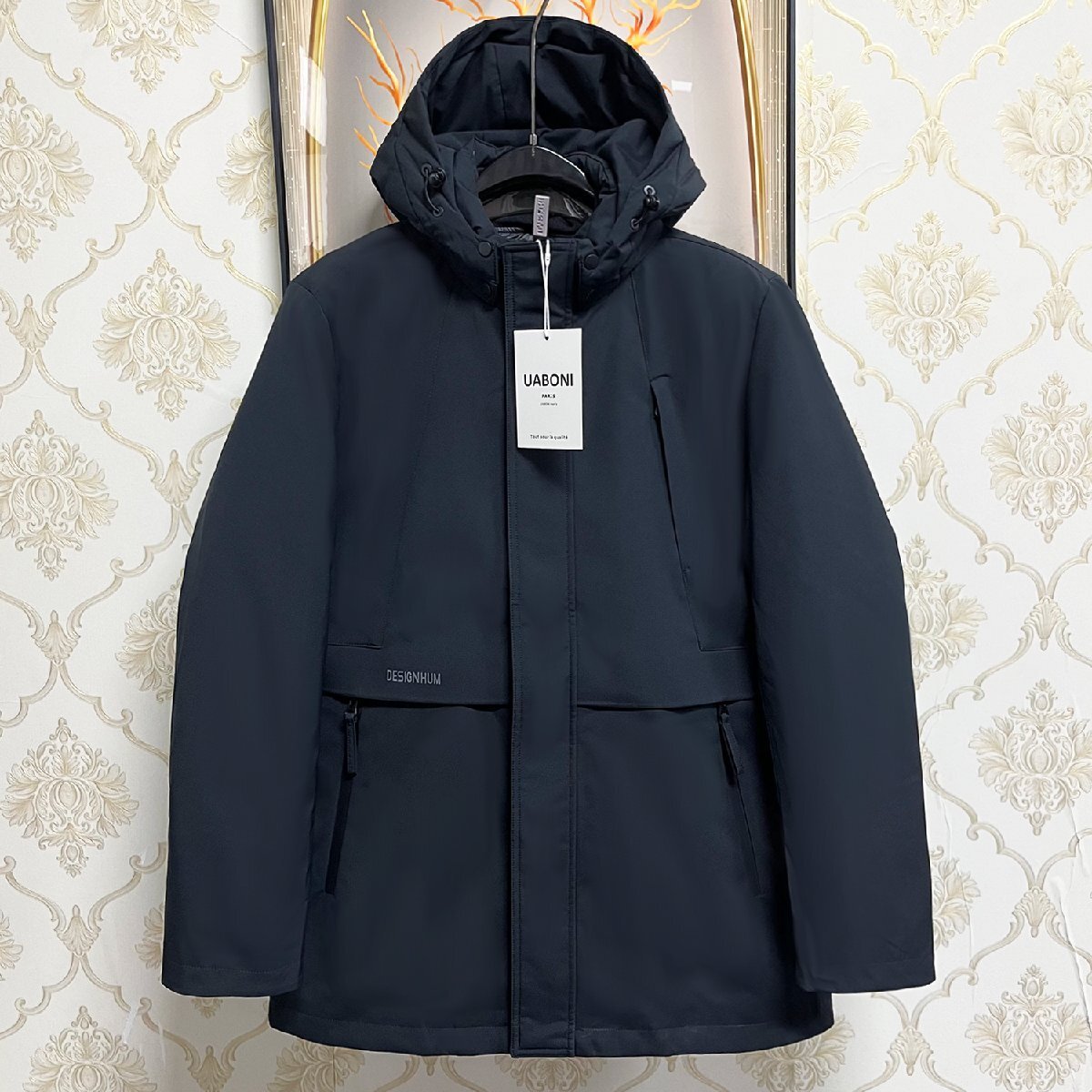 高級限定EU製＆定価12万UABONI*Paris*豪華毛皮ミンクファーコート 