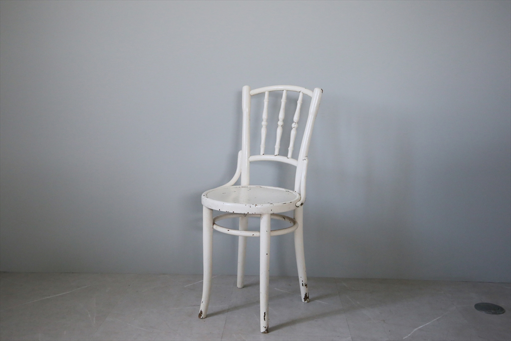 アンティーク フランス　Thonet 木製チェア 装飾ディスプレイ椅子1900年 フランスアンティーク◇Thonetトーネット製ベントウッドチェアa/木製