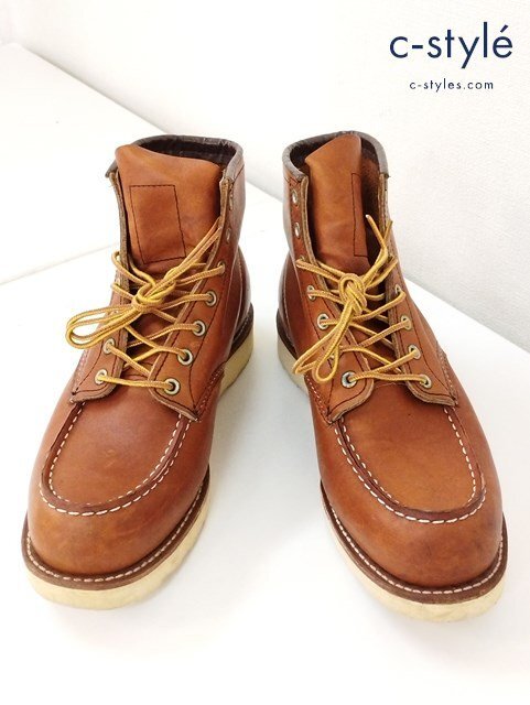 D061c [人気] RED WING レッドウィング 875 モックトゥ ブーツ 26.5cm 