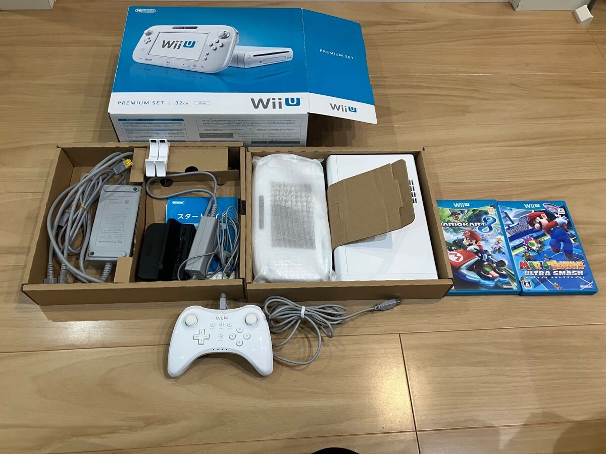 Wii U Nintendo WiiU 本体 プレミアムセット 32GB初期化済み PRO 