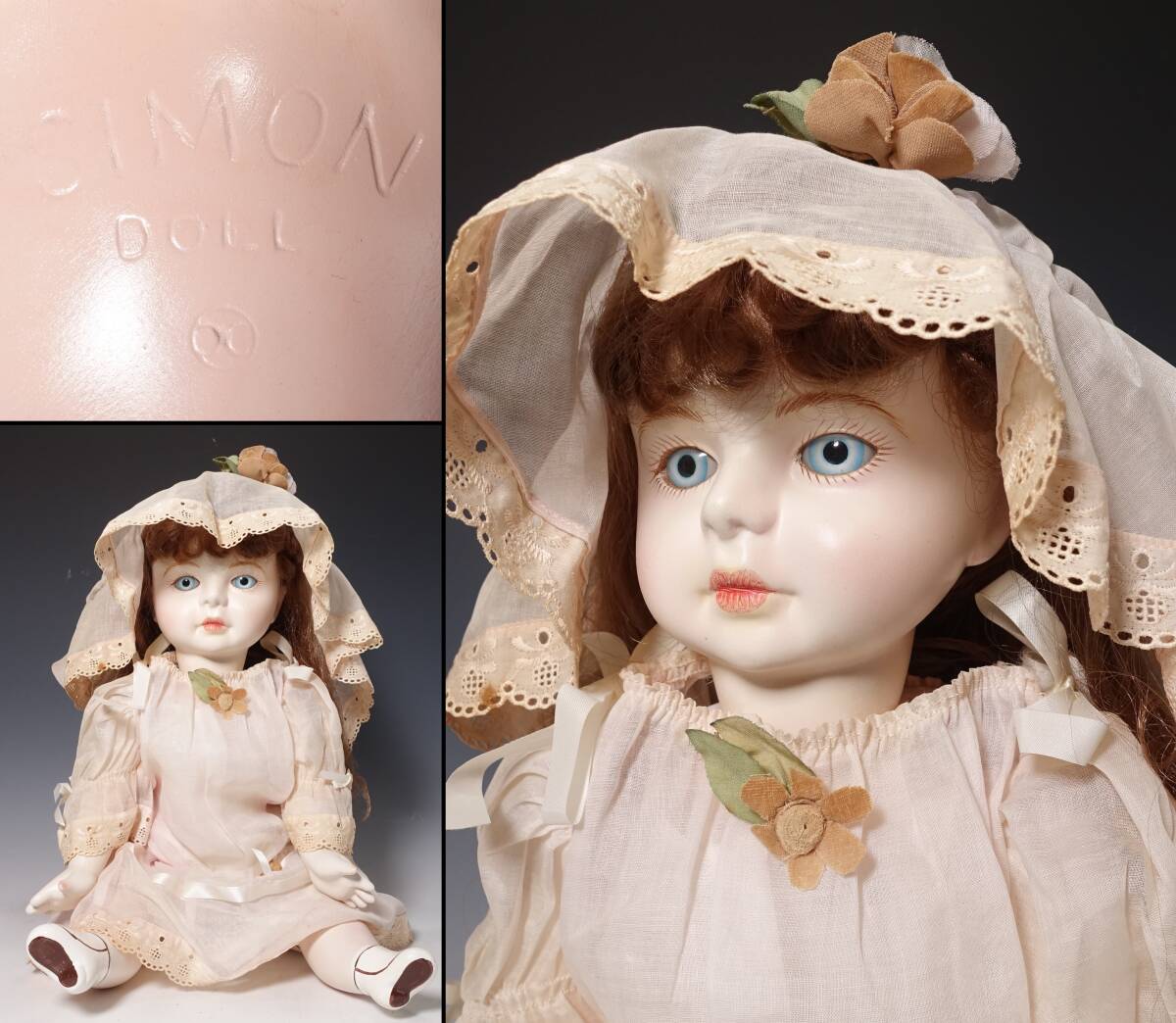 四谷シモン SIMON DOLL シモンドール 少女人形 高59cm【ビスクドール