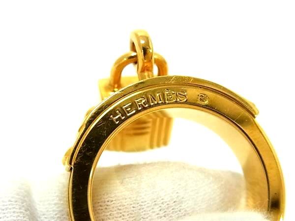 1円 □美品□ HERMES エルメス ケリー リザード スカーフリング