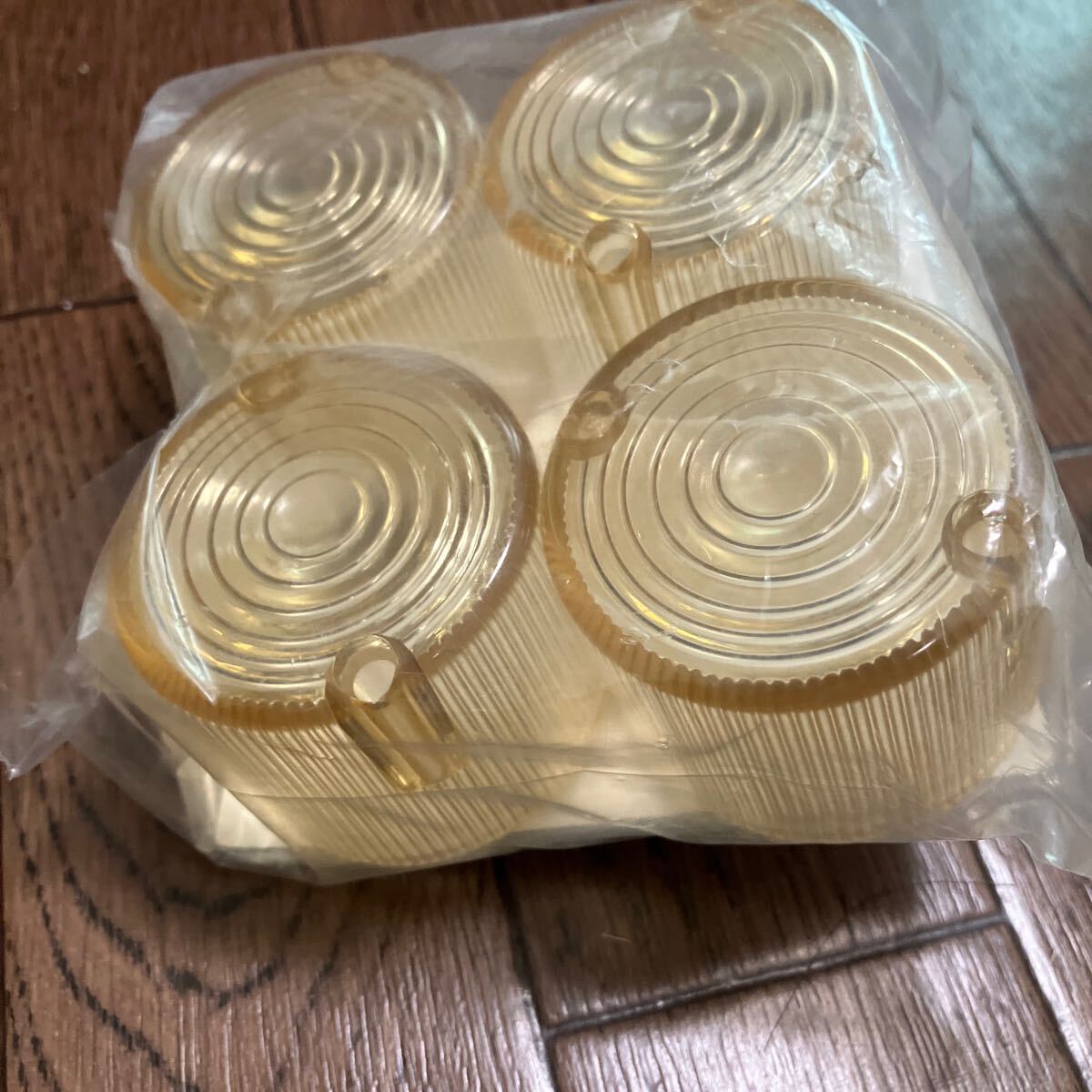 当時物 小麦色 茶黄ばみ デカ ヨーロピウインカーレンズ CB CBX CBR GSX GT FX Z2 Z1 XJ XJR CB250 CB400 GS400 MK2 750 400 250 BEET RPM_8