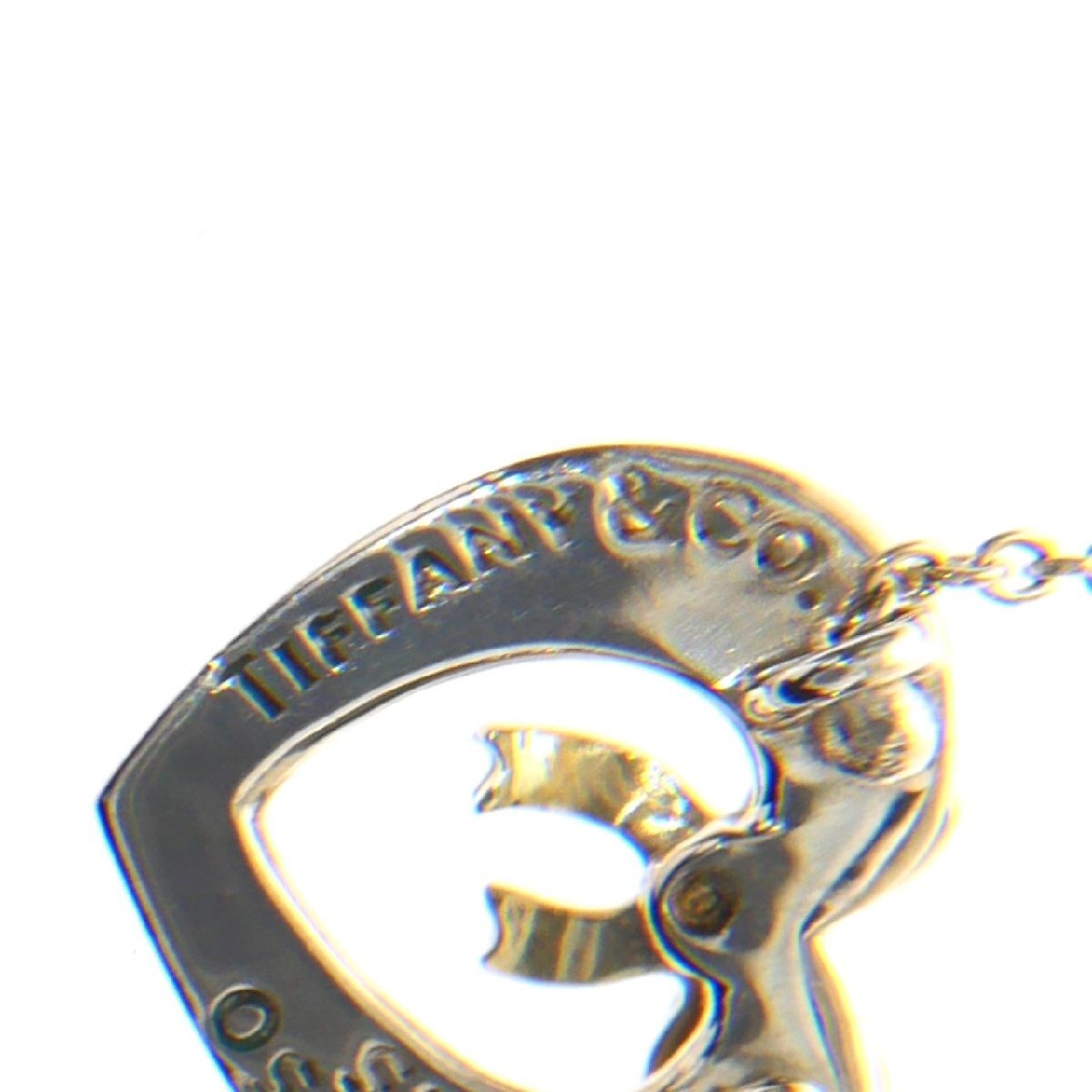 1円スタート 美品 TIFFANY＆Co. ティファニー ハートリボン ネックレス