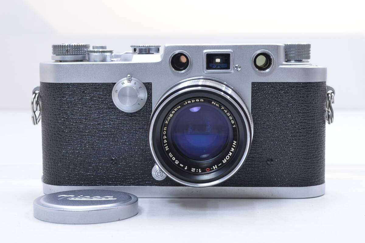 ecoま】ニッカ nicca 3-F NIKKOR-H・C 5cm F2 黒帯 美品クラス レンジ 