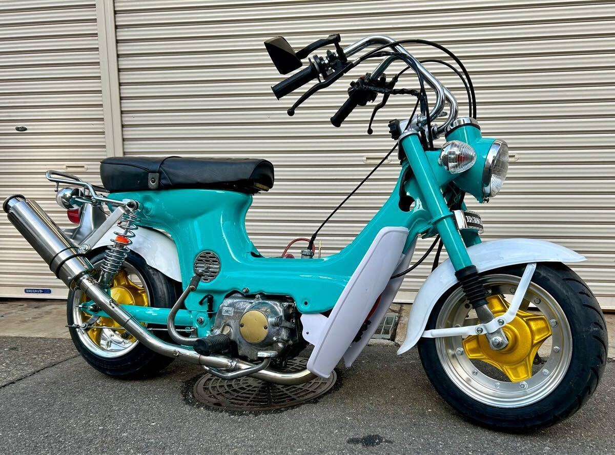 こばこ様 ホンダ シャリーCF70カスタムフロントGクラ3.5jリア5.5j車高短全塗装