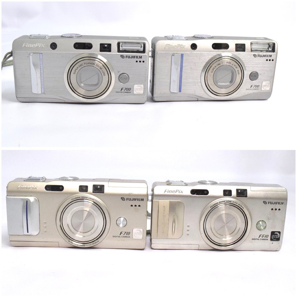 ☆(2-25247)4点 FUJIFILM FINEPIX F710 F700×2 F810 富士フィルム
