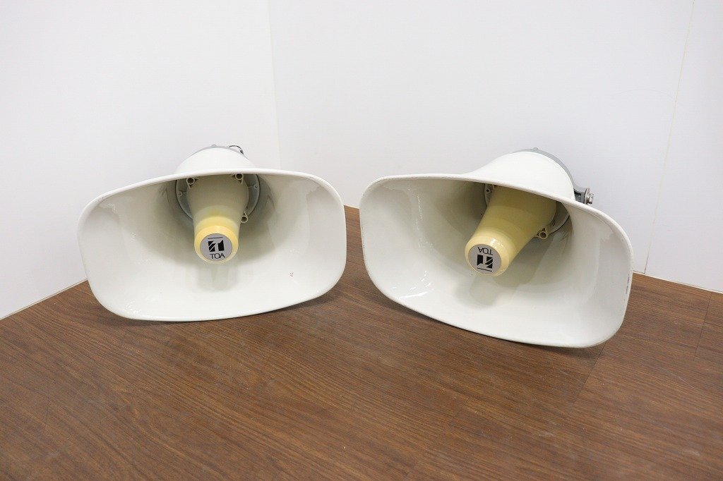 J2399◆TOAcorporation◆車載用ホーン◆スピーカー2台セット◆動確済◆30W◆109db(1W.1ｍ)◆SC-730A_1