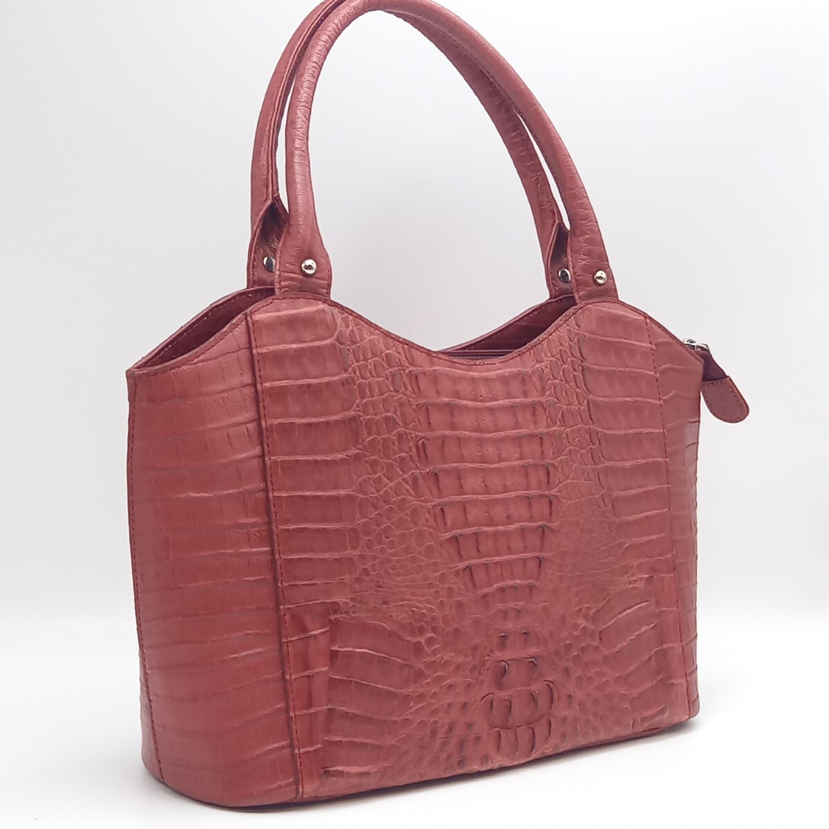 1円 OSTRICH CROCODILE オーストリッチ クロコダイル ハンドバッグ 