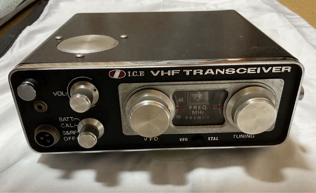 I.C.E VHF TRANSCEIVER FDAM-3 AM/FM 6mトランシーバー 【ジャンク】_1