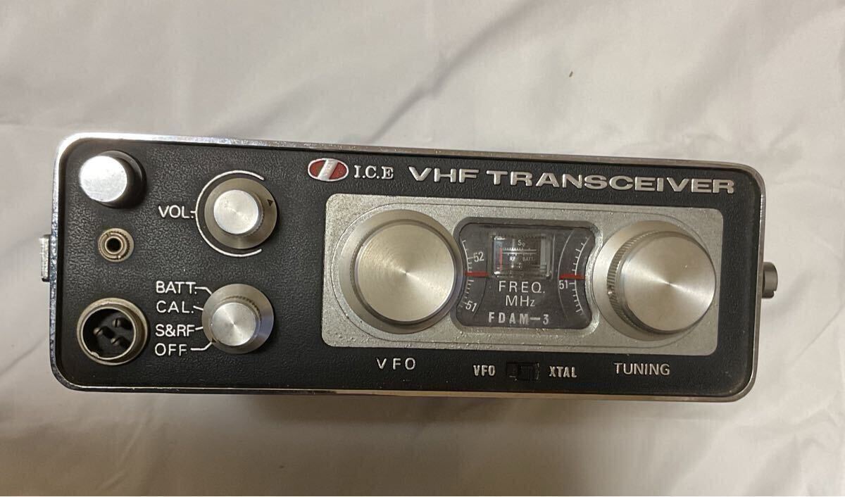 I.C.E VHF TRANSCEIVER FDAM-3 AM/FM 6mトランシーバー 【ジャンク】_2