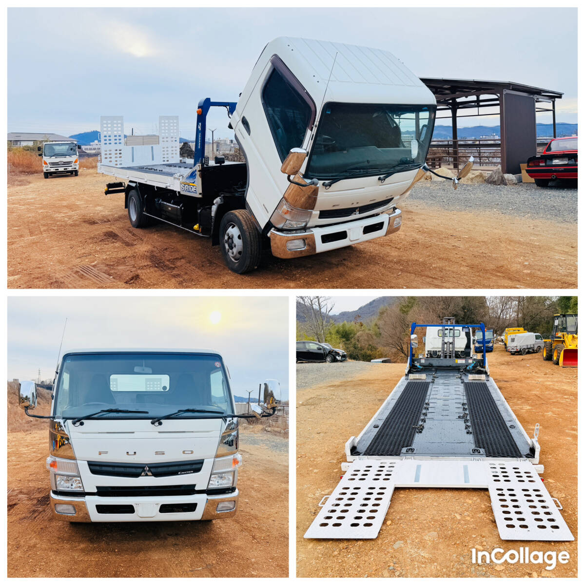 平成 26年式, 三菱キャンター,タダノフルフラットトップ 積載車,FEB80,AT,走行31万㌔,ラジコン,ETC ,油圧式あゆみ付き、車検令和7年6月まで_3