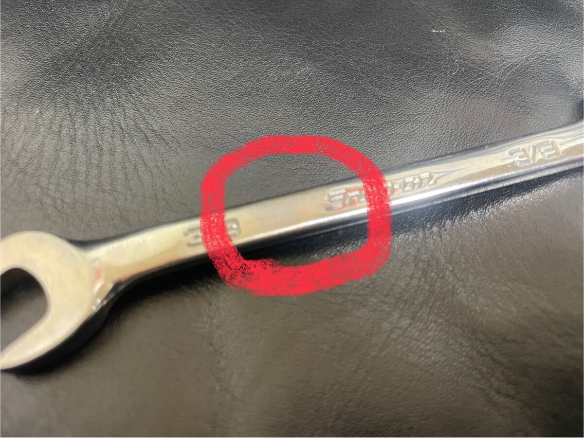 Snap-on スナップオン VS12B オープン エンド アングルレンチ 3/8_5