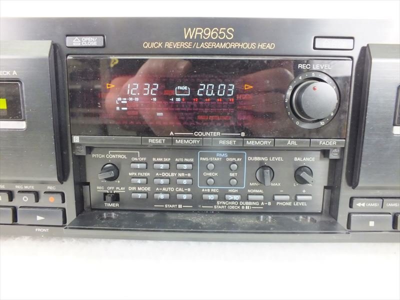 ♪ 1円スタート ♪ SONY ソニー TC-WR965S カセットデッキ 中古