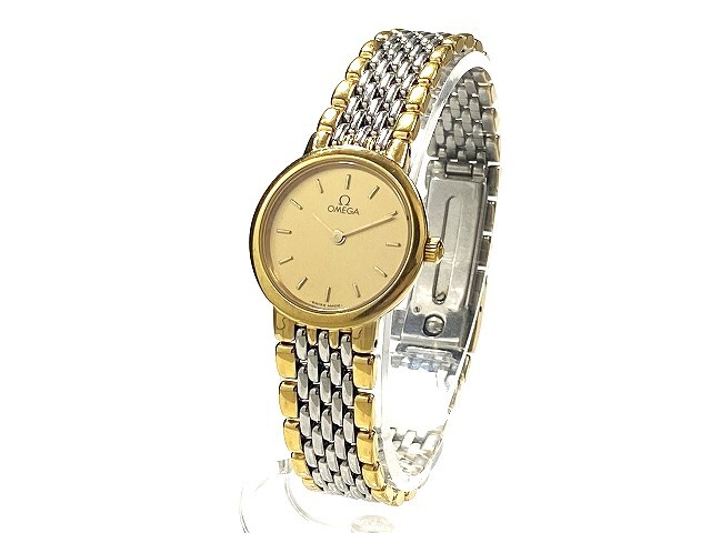 1円～ 中古 電池交換済み OMEGA オメガ デビル 6151/441.1 ラウンド SS
