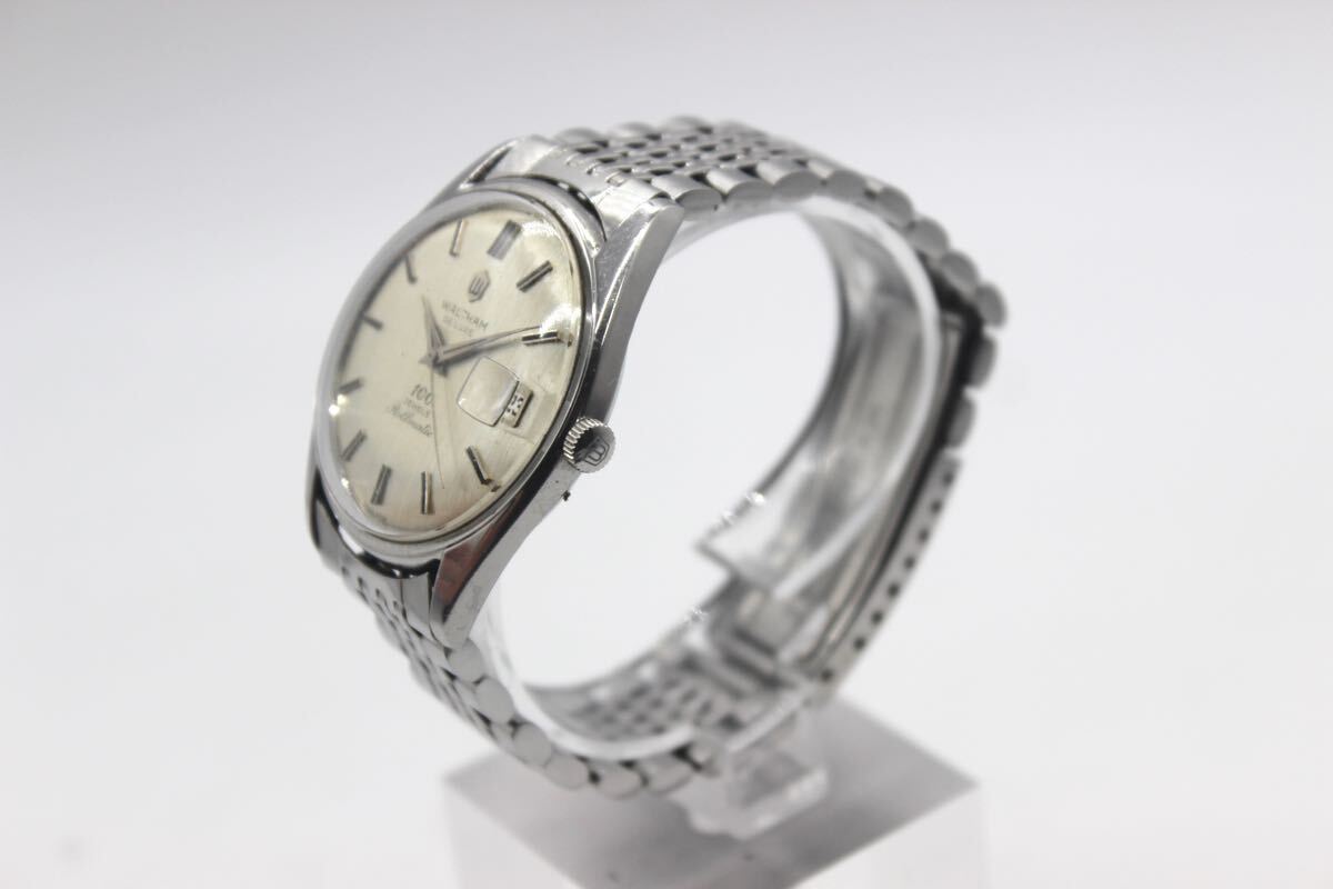 ウォルサム WALTHAM メンズ 腕時計 自動巻き DELUXE 100石 美品 希少 