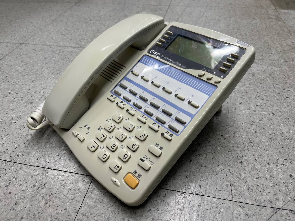 同梱のみ値下げいたしますさん NTT RXⅡ 6外線スターISDN停電電話機 MBS-6LIPFSTEL-(1) 中古為