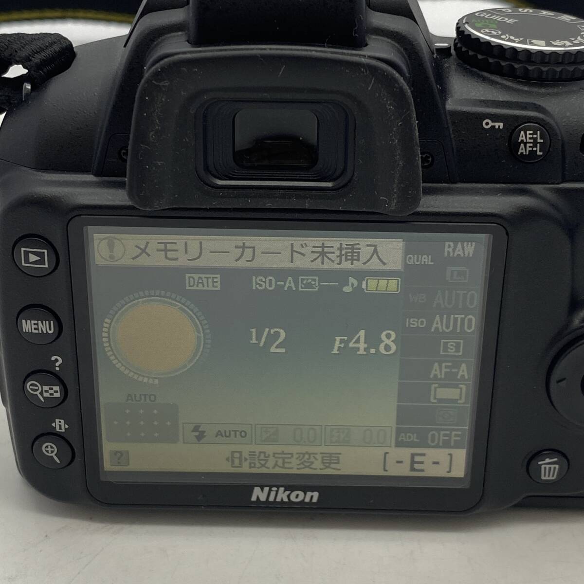 11752 ニコン Nikon D3000 デジタル 一眼レフ カメラ ダブルレンズ 55 