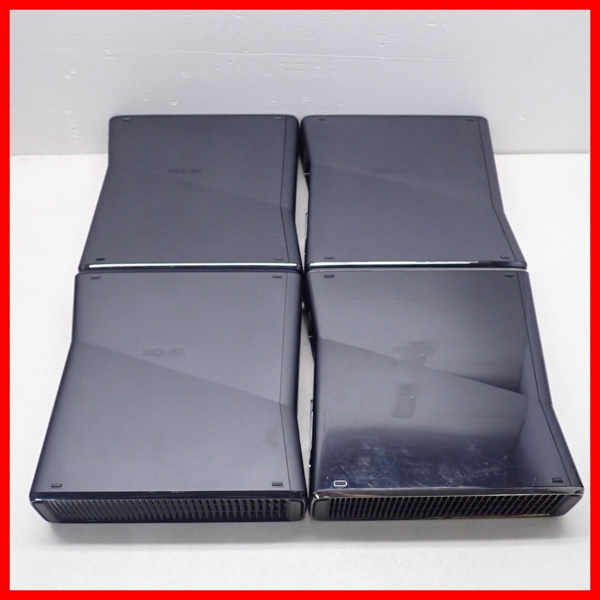 動作品 XBOX360 S 本体 Model 1439 4GB 2台/250GB 2台 ブラック まとめ 