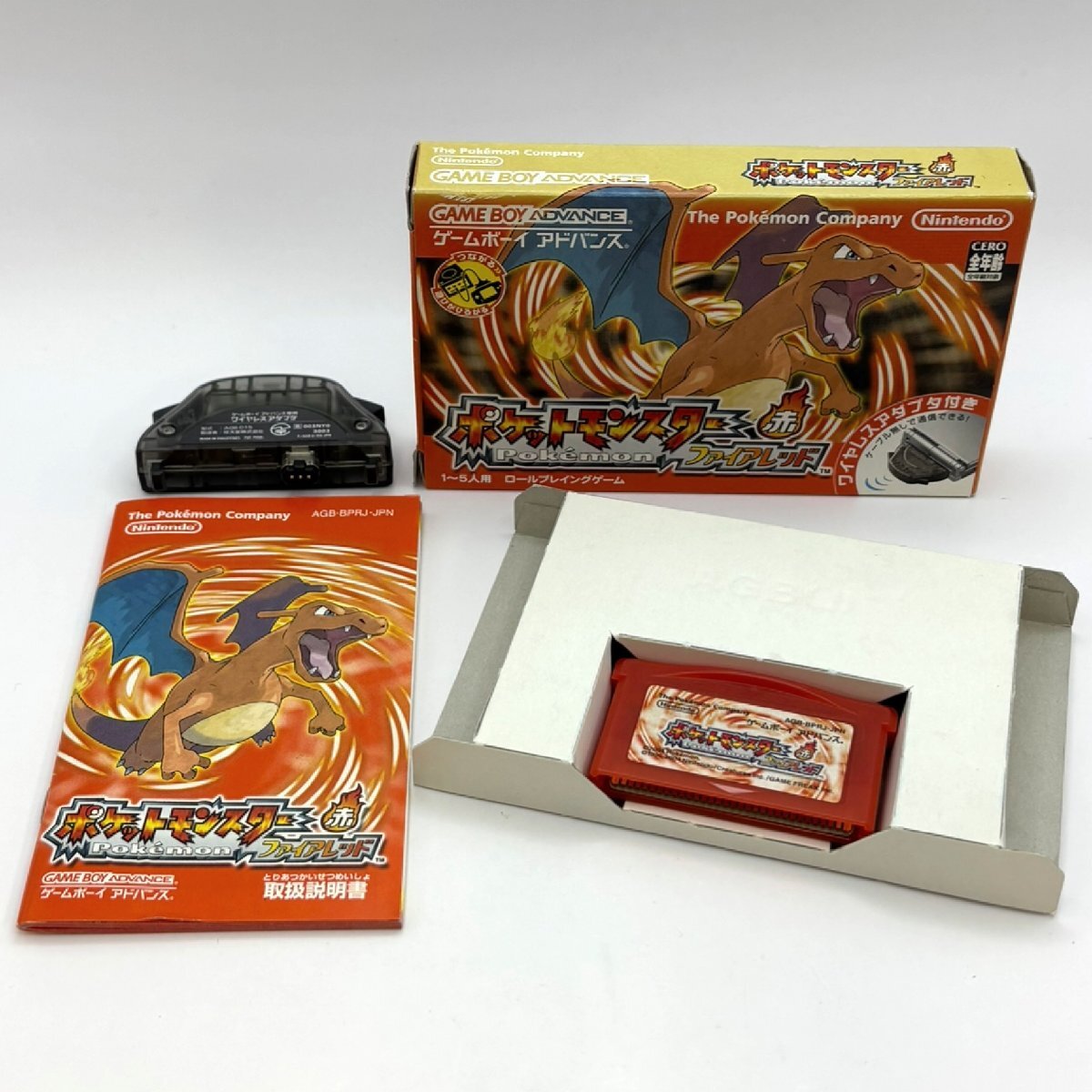 ポケットモンスターファイア 赤い カセット ポケモン