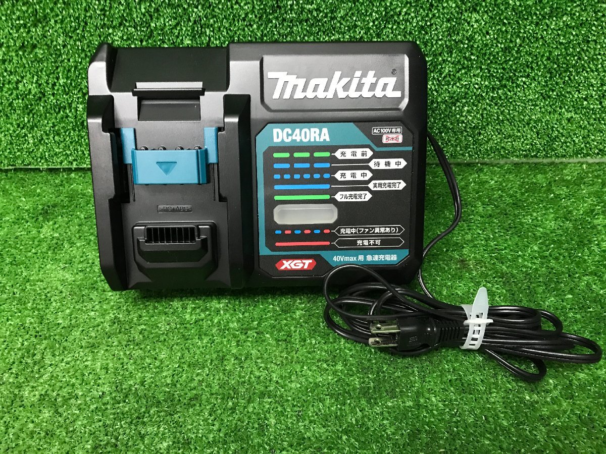 美品 makita マキタ 充電式インパクトドライバー TD002GDXAP 40V コードレス バッテリー 充電器付き オーセンティックパープル_9