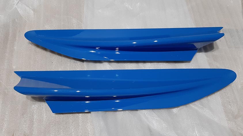 【訳アリ】86（ZN6）TRD フェンダーフィン ブライトブルー 仮付けのみ トヨタ86(ZN6系)用フェンダーフィン BRZ Line)エアロ トヨタ86[ZN6前期 訳アリ86（ZN6）TRD フィンの通販