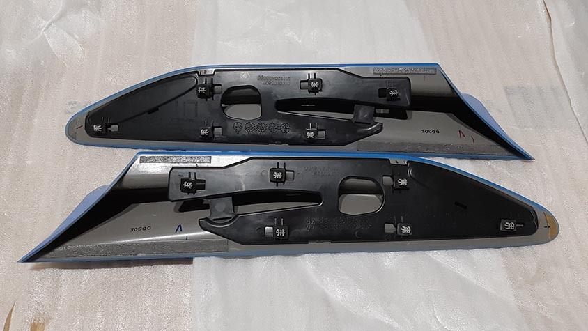 【訳アリ】86（ZN6）TRD フェンダーフィン ブライトブルー 仮付けのみ トヨタ86(ZN6系)用フェンダーフィン BRZ Line)エアロ トヨタ86[ZN6前期 訳アリ86（ZN6）TRD フィンの通販