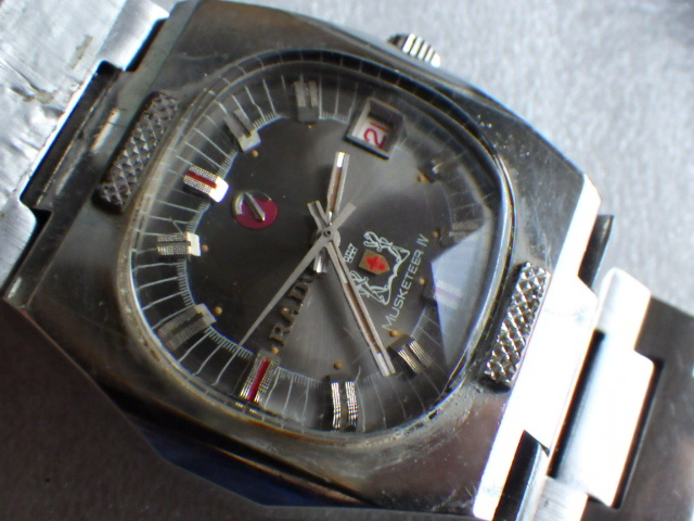 RADO MUSKETEER Ⅵ ラドー マスケティア6 自動巻き 25石 カットガラス