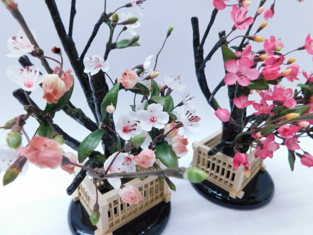 本物保証,安い ★中0471 井垣付 千年梅 大 10号 古代手造り 御飾り花 飾花 前飾り 雛人形 ひな人形 お雛様 雛道具 ひな道具 ひな飾り 未使用 12405151
