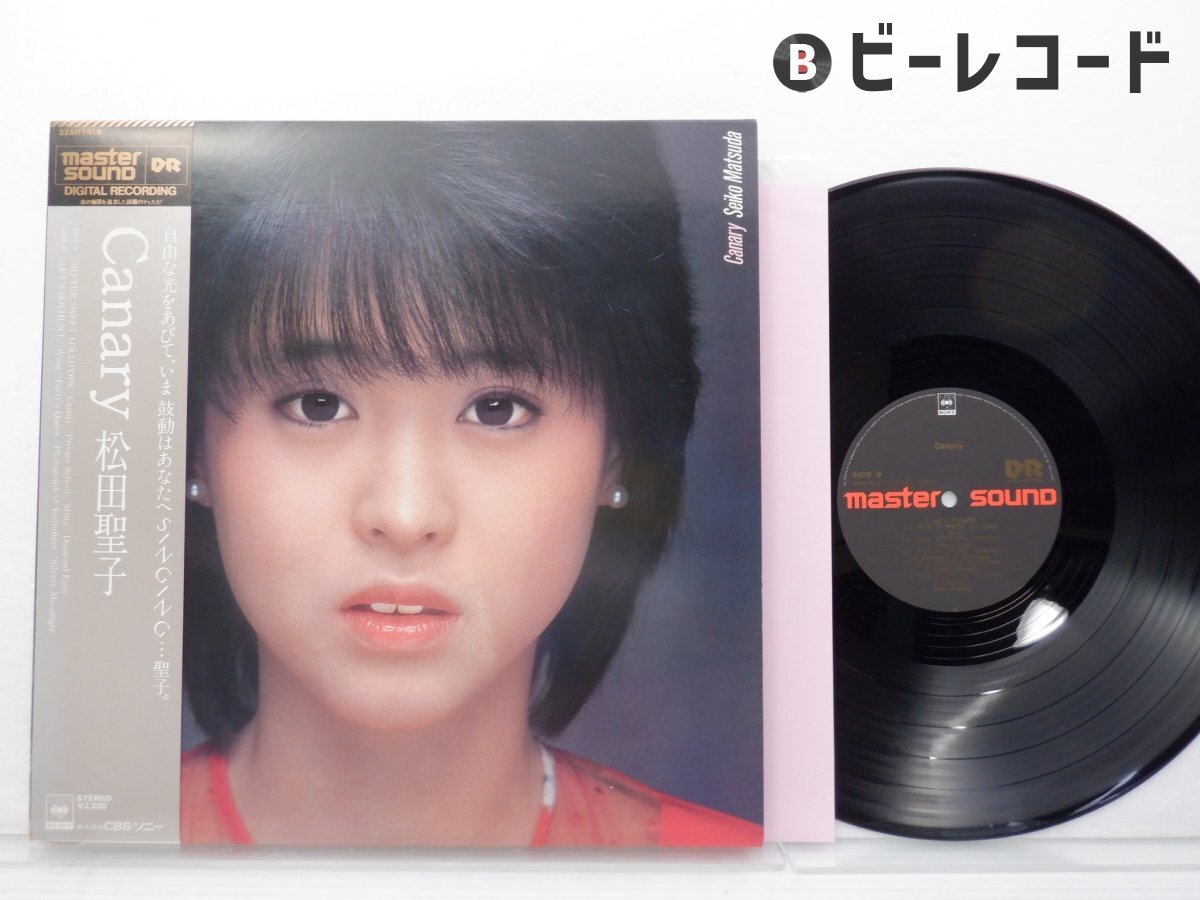 松田聖子「Canary」LP（12インチ）/CBS/SONY(32AH 1618)/ポップス(松田