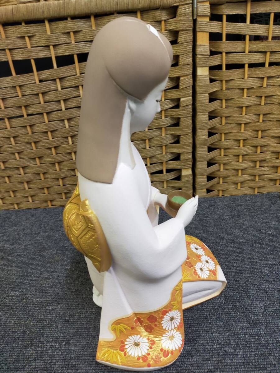F01-20250121-010 博多人形 心 松尾文夫 日本人形 置物 人形 陶器 伝統