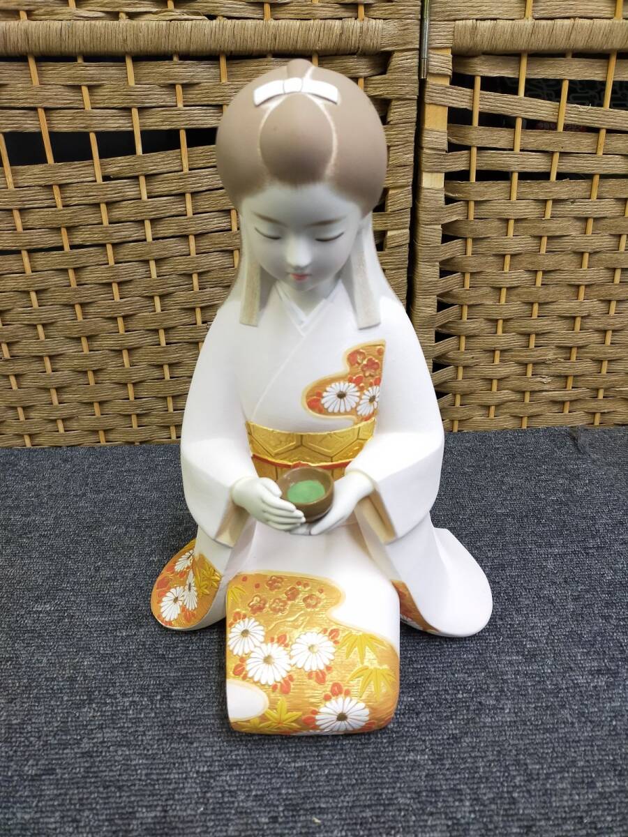 F01-20250121-010 博多人形 心 松尾文夫 日本人形 置物 人形 陶器 伝統