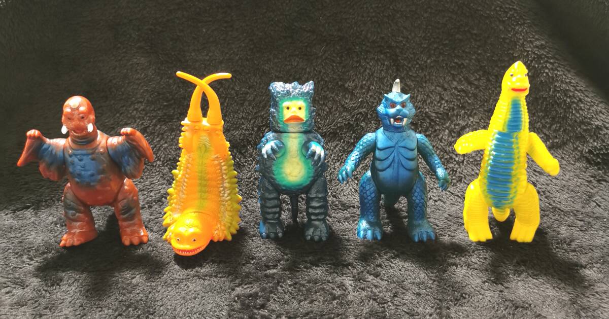 ウルトラマン　ブルマァク　真ブルマァク　魂の怪獣シリーズ　ペギラ　ツインテール　ガラモン　レッドキング　ゴメス　5体セット