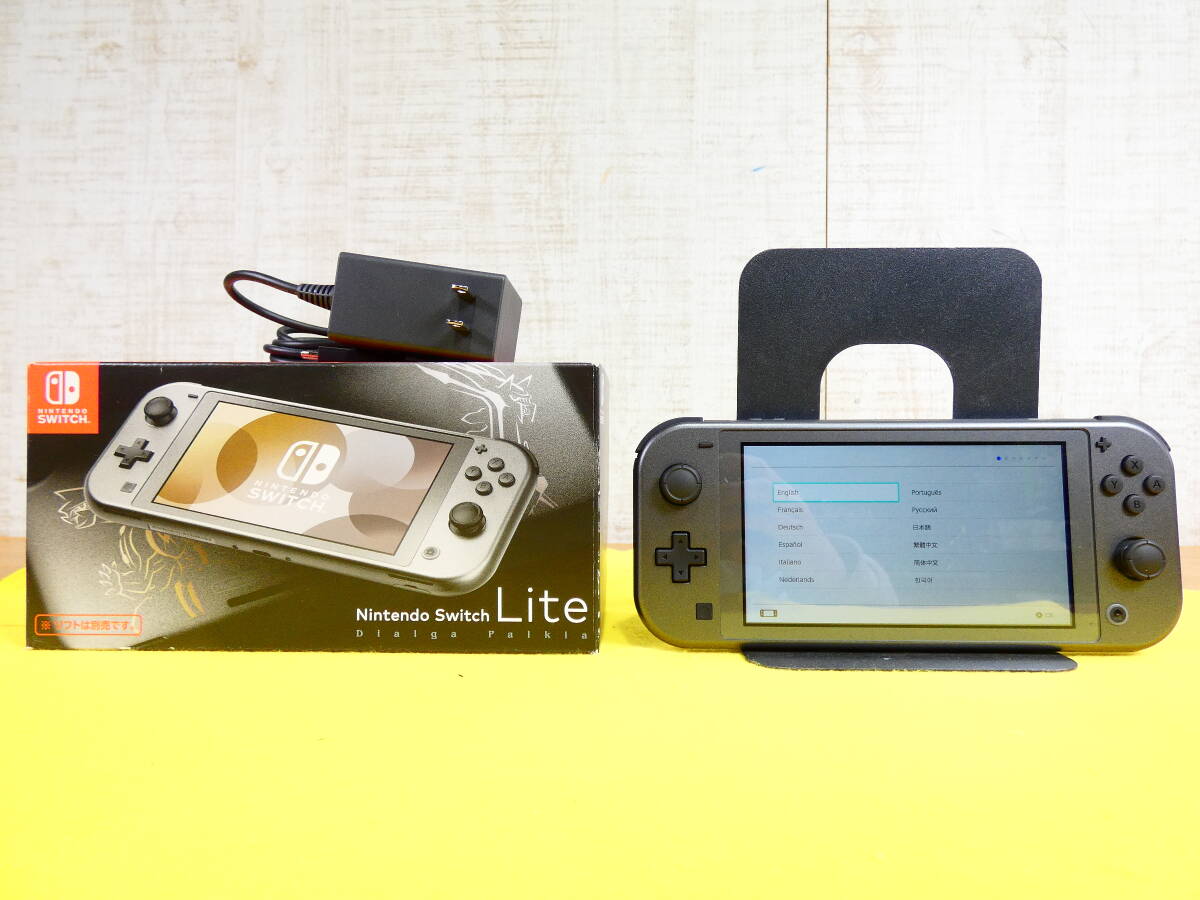 Nintendo Switch Lite 本体 ディアルガ・パルキア HDH-S-VAZAA 任天堂 ゲーム機器 ※動作OK！ @60 (12) Switch Nintendo Lite - :2021年8月18日 箱付き
