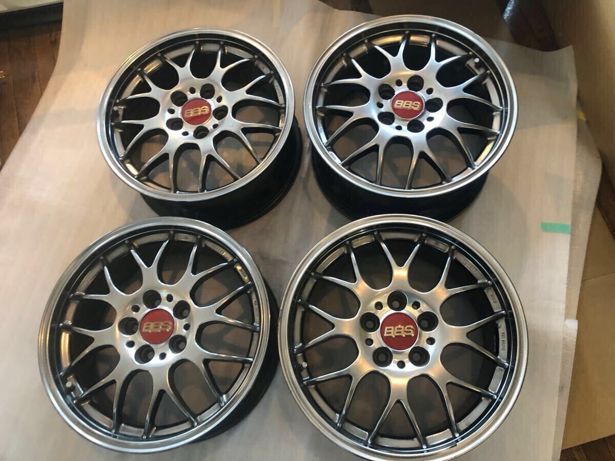 S2000専用サイズ BBS RG-R (DB)ダイヤモンドブラック F.Rセット 17
